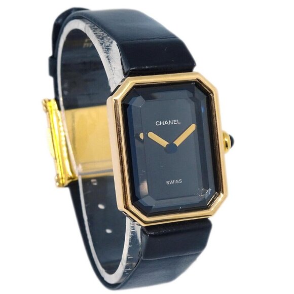 Chanel Premiere Watch Black 18KYG U.G. - Picture 1 of 7
